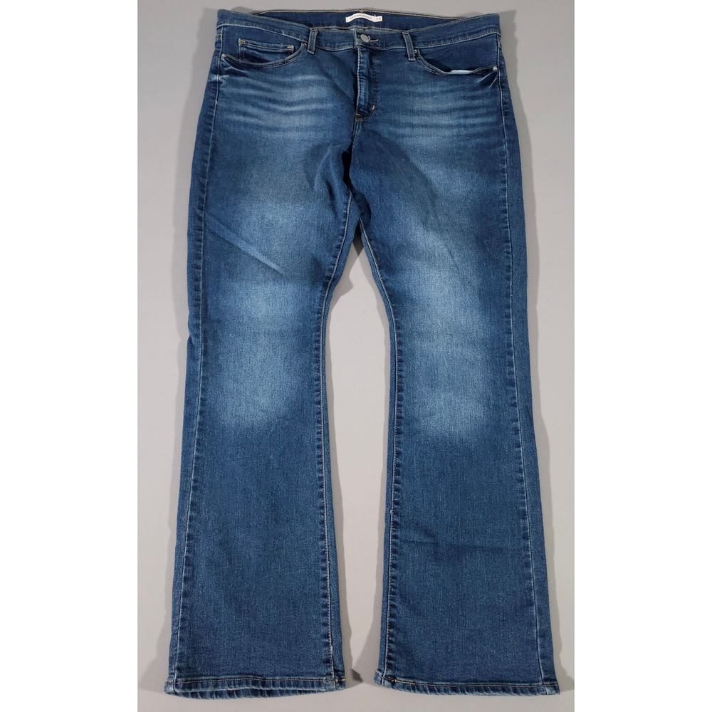 Levi's 315 Shaping Bootcut Jeans Women 34 Blue Medium Wash Stretch Denim